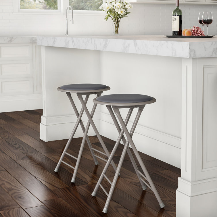 Folding kitchen 2024 stools